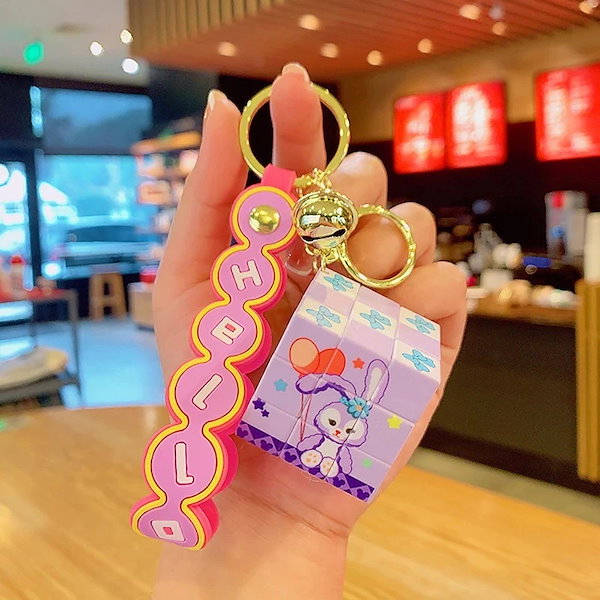 Qoo10] 漫画サンリオルービックキューブ創意キーホ