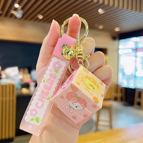 Qoo10] 漫画サンリオルービックキューブ創意キーホ