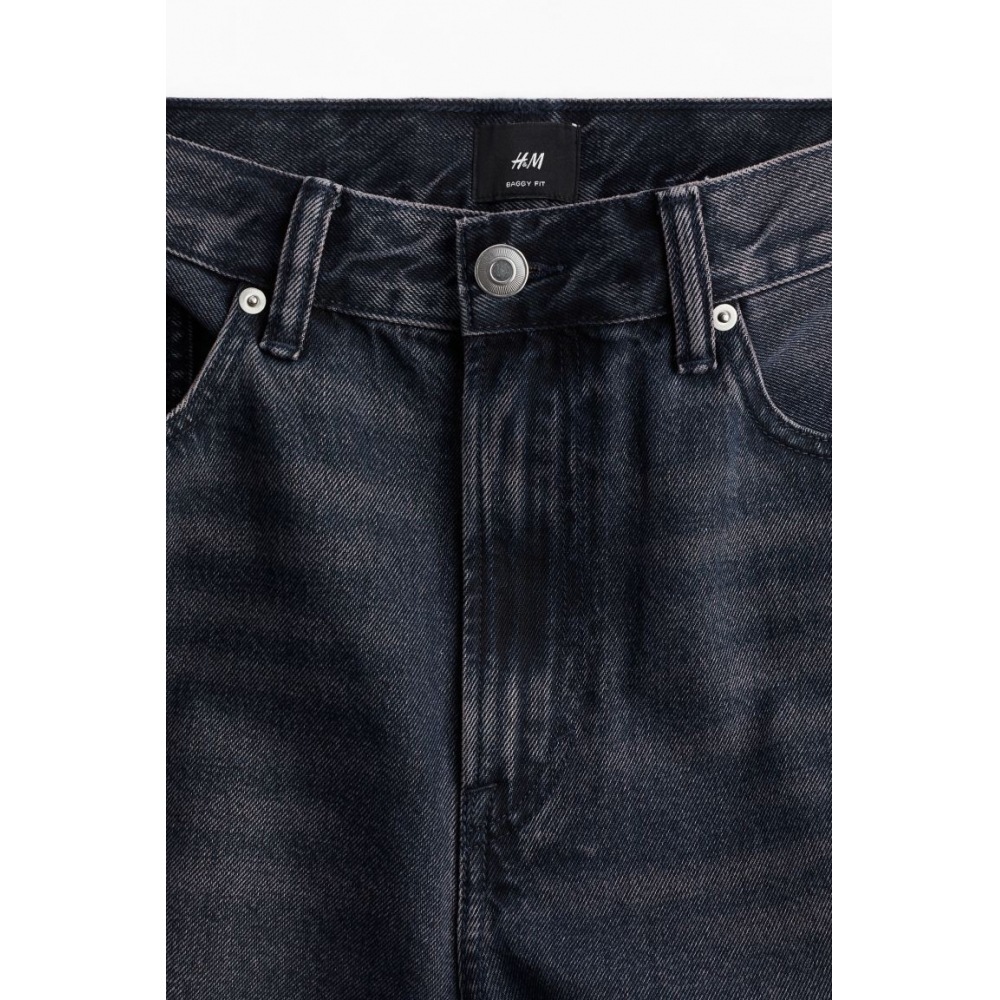 H&M バギージーンズネイビーブルー H&M バギージーンズネイビーブルー