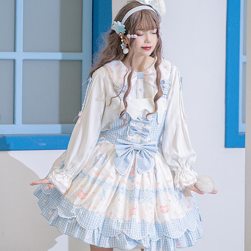 ロリィタ ジャンパースカート レディース ロリータ キャミソール ワンピース 夏 新商品 Lolita ドレス ゆめかわいい 甘ロリ こぐま ロリィタ ジャンパースカート レディース ロリータ キャミソール ワンピース 夏 新商品 Lolita ドレス ゆめかわいい 甘ロリ こぐま