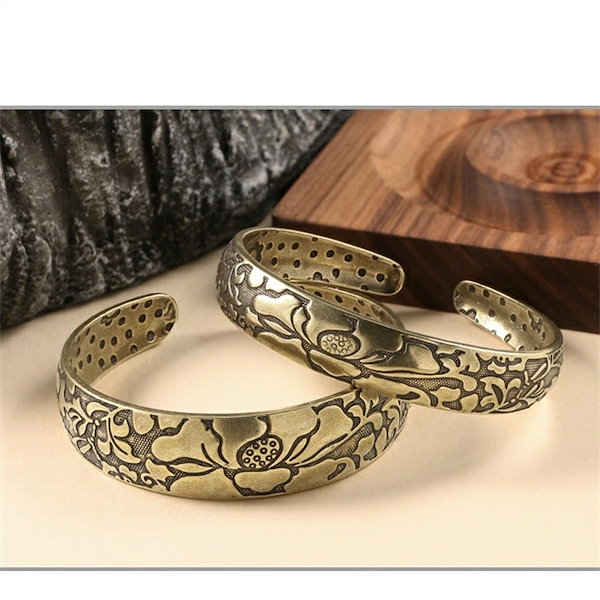 Qoo10] 銅 ブレスレット 健康エネルギー 調節可