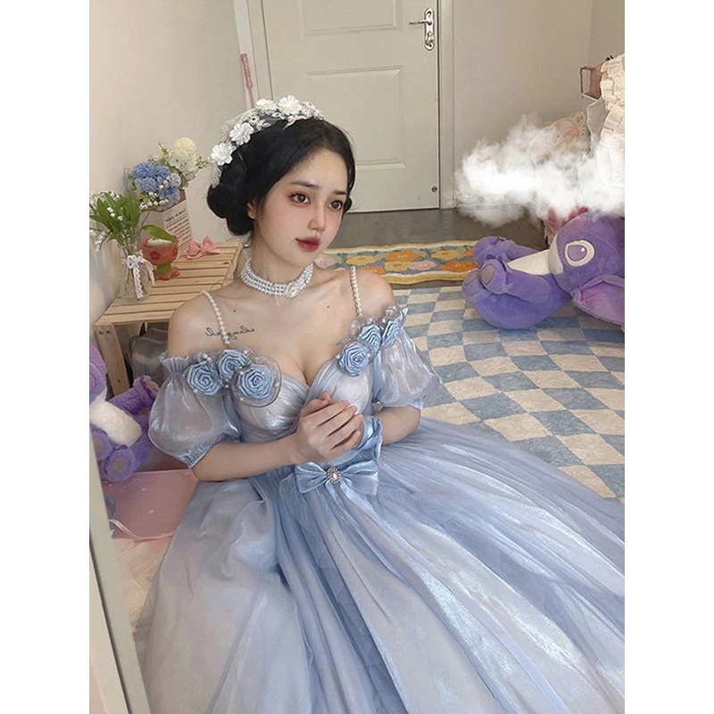 フラワーウェディングスイートロリータドレス – Belchic