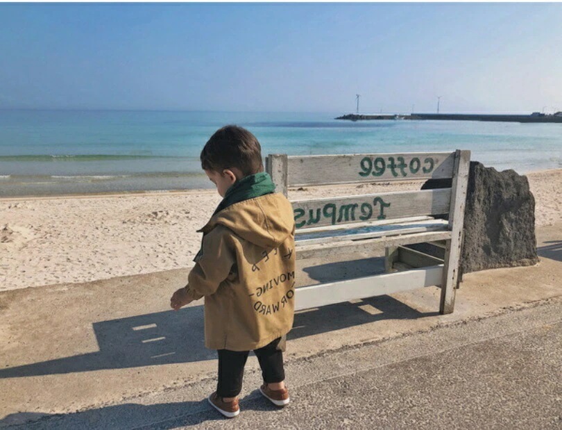 コート 子供服 男子 リバーシブルコート ジャンバー ジャケット ベージュ ブラック 上着 キッズ服 ロング アウター フォーマル 長袖 結婚式 90 100 110 120 130