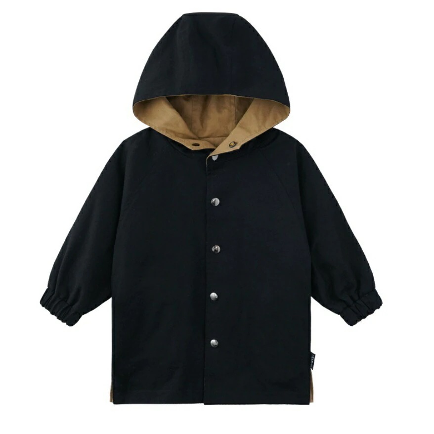 コート 子供服 男子 リバーシブルコート ジャンバー ジャケット ベージュ ブラック 上着 キッズ服 ロング アウター フォーマル 長袖 結婚式 90 100 110 120 130
