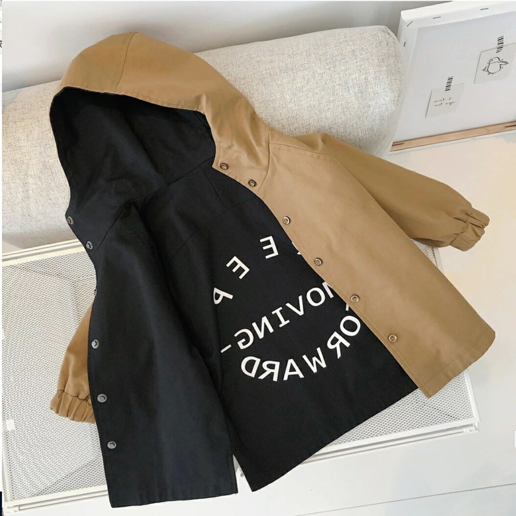 コート 子供服 男子 リバーシブルコート ジャンバー ジャケット ベージュ ブラック 上着 キッズ服 ロング アウター フォーマル 長袖 結婚式 90 100 110 120 130