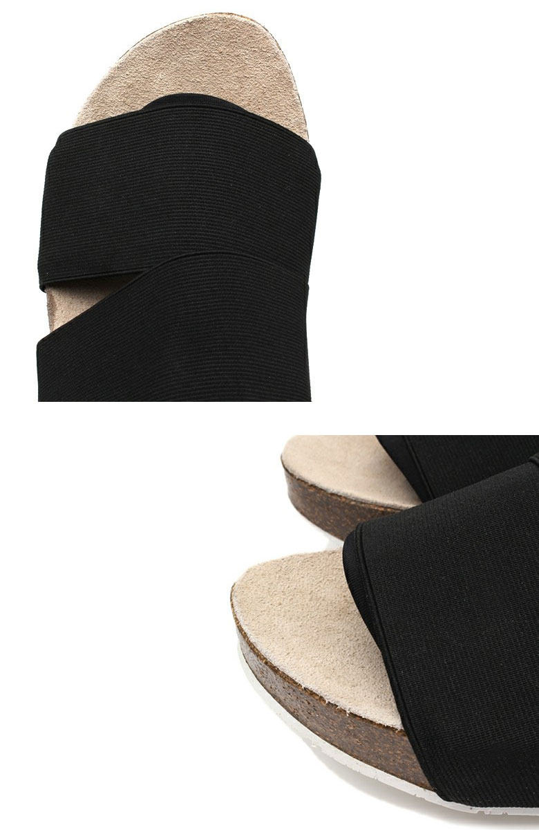 レディース サンダル LYCRA BLACK EL.JEANS ウィメンズ フェスーラ コルクソール バンド サンダル WMNS FESSURA CORK BAND 送料無料