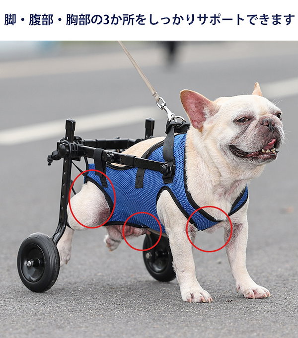 Qoo10] 【翌日発送】犬用車椅子 犬用歩行器 ペッ