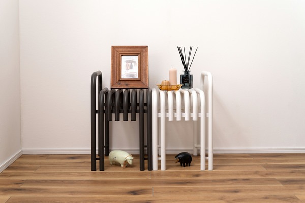 スツール PC-17DGY PC-17WH チェア チェアー 椅子 イス おしゃれ 腰掛け スチール サイドテーブル ナイトテーブル 花台 フラワースタンド ディスプレイ インテリア シンプル モダン