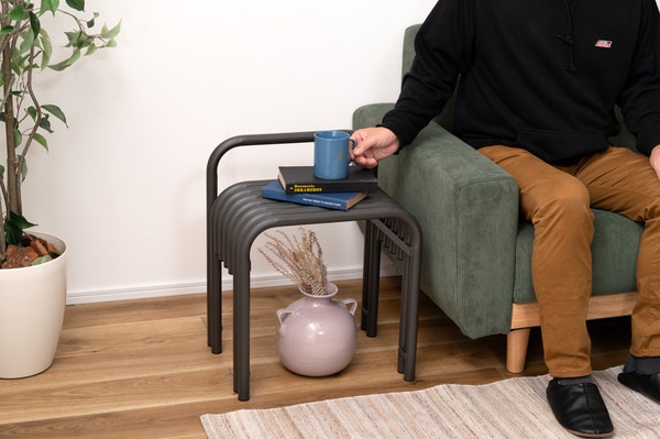 スツール PC-17DGY PC-17WH チェア チェアー 椅子 イス おしゃれ 腰掛け スチール サイドテーブル ナイトテーブル 花台 フラワースタンド ディスプレイ インテリア シンプル モダン