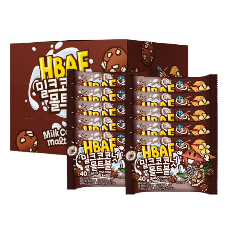 [韓国の人気お菓子] モルトボール お菓子 40g × 10個 / チョコボール