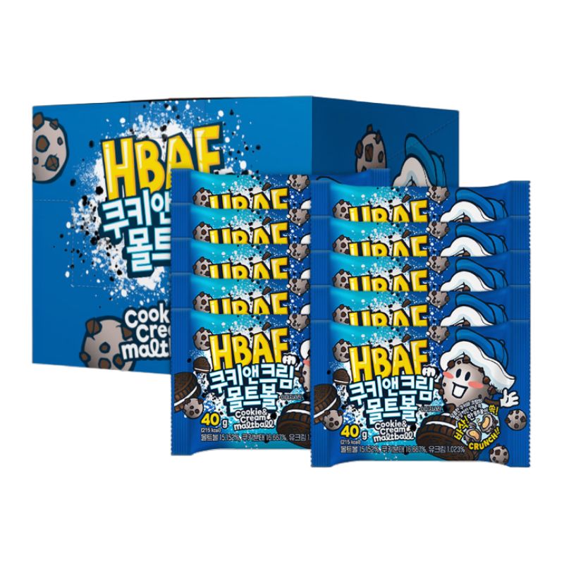 [韓国の人気お菓子] モルトボール お菓子 40g × 10個 / チョコボール