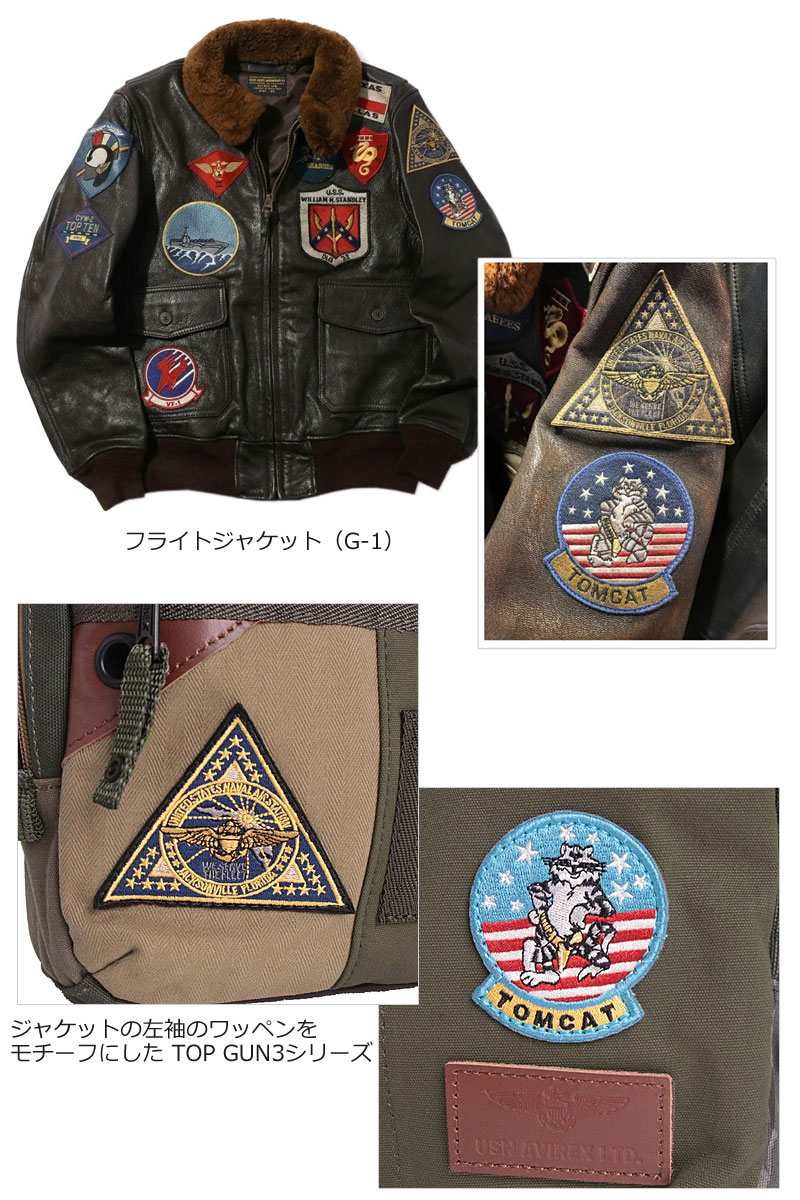 2WAY ショルダーバッグ ポーチ TOP GUN3 トップガン3 avx3521n