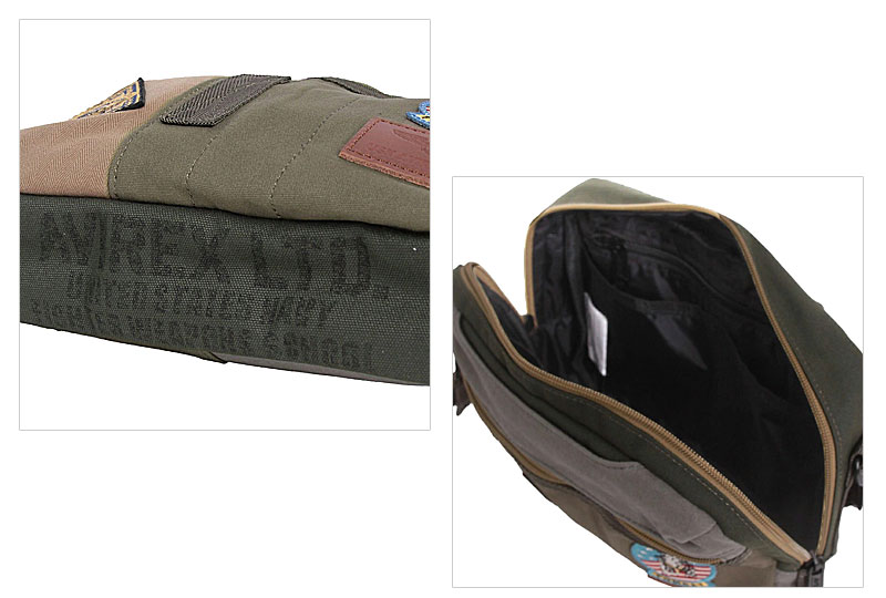2WAY ショルダーバッグ ポーチ TOP GUN3 トップガン3 avx3521n