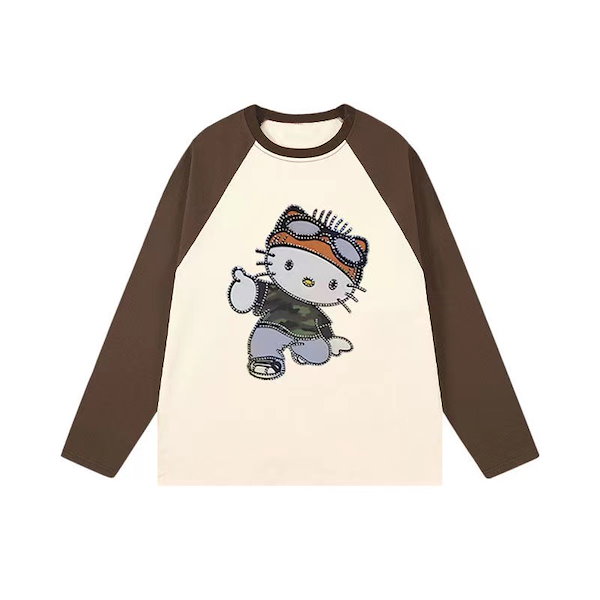 Qoo10] 長袖tシャツ レディース ハローキティt