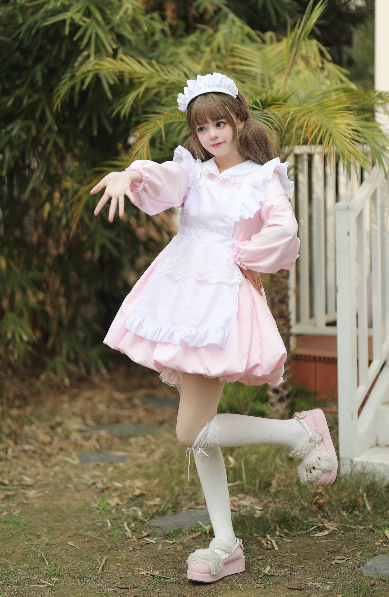 オリジナル ロリータ クリスマスメイド衣装 可愛いメイドコスプレ衣装