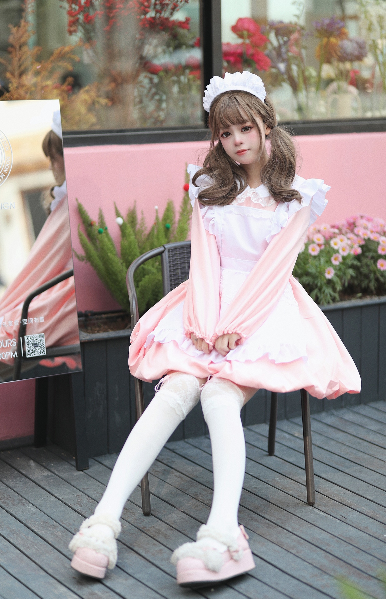 オリジナル ロリータ クリスマスメイド衣装 可愛いメイドコスプレ衣装