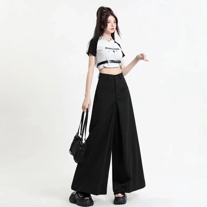 【送料無料】カジュアル ワイドパンツ デザイン感 ゆったり 薄手 ロングパンツ ストレート ハイウェスト パンツ ラックスパンツ 美脚動きやすい ジョガーパンツ 【送料無料】カジュアル ワイドパンツ デザイン感 ゆったり 薄手 ロングパンツ ストレート ハイウェスト パンツ ラックスパンツ 美脚動きやすい ジョガーパンツ