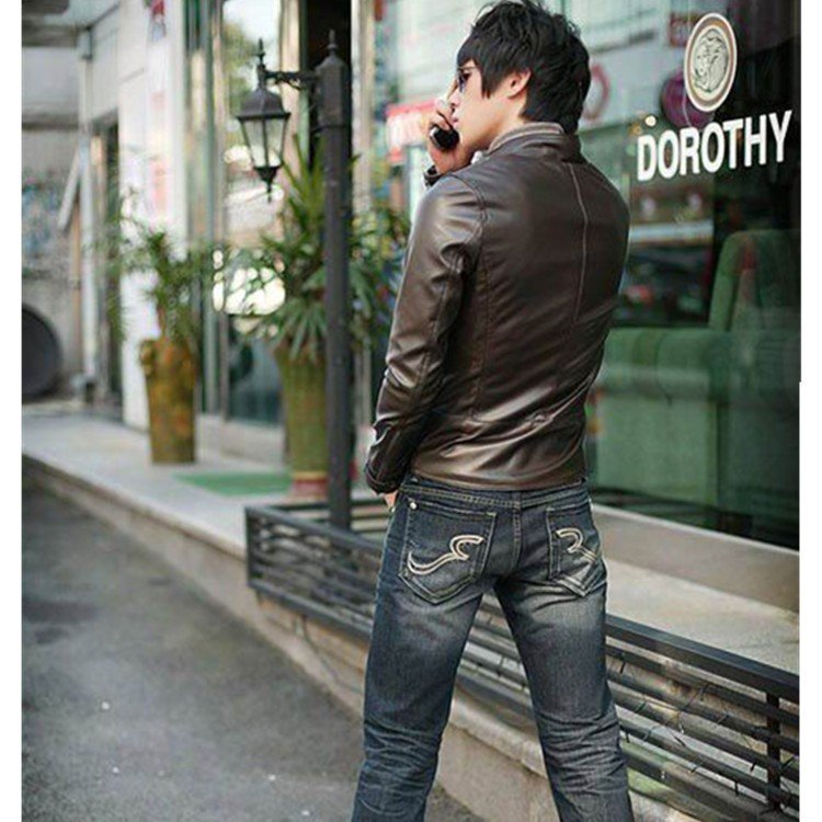 メンズファッション　レザージャケット 人気　革ジャケット ライダーメンズ　PU革バイクジャケット　ラ