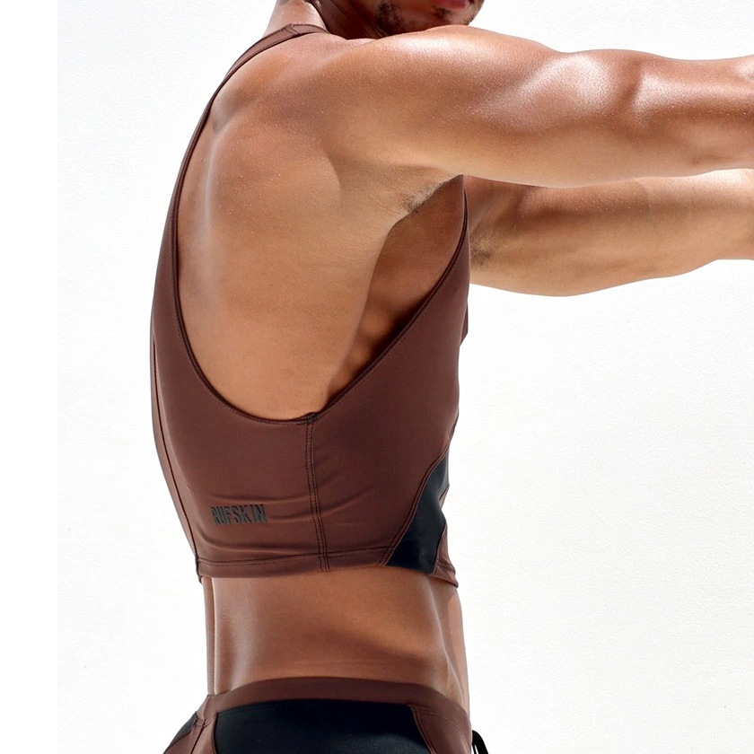 RUFSKIN/ラフスキン 104 タンクトップ 袖なし ノースリーブ スリーブレス メンズ ファッション トップス トルソータンクトップ ショート丈