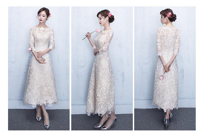 袖あり レースミモレ丈ドレス ロングドレス お呼ばれドレス パーティードレス レースドレス 二次会 袖あり レースミモレ丈ドレス ロングドレス お呼ばれドレス パーティードレス レースドレス 二次会