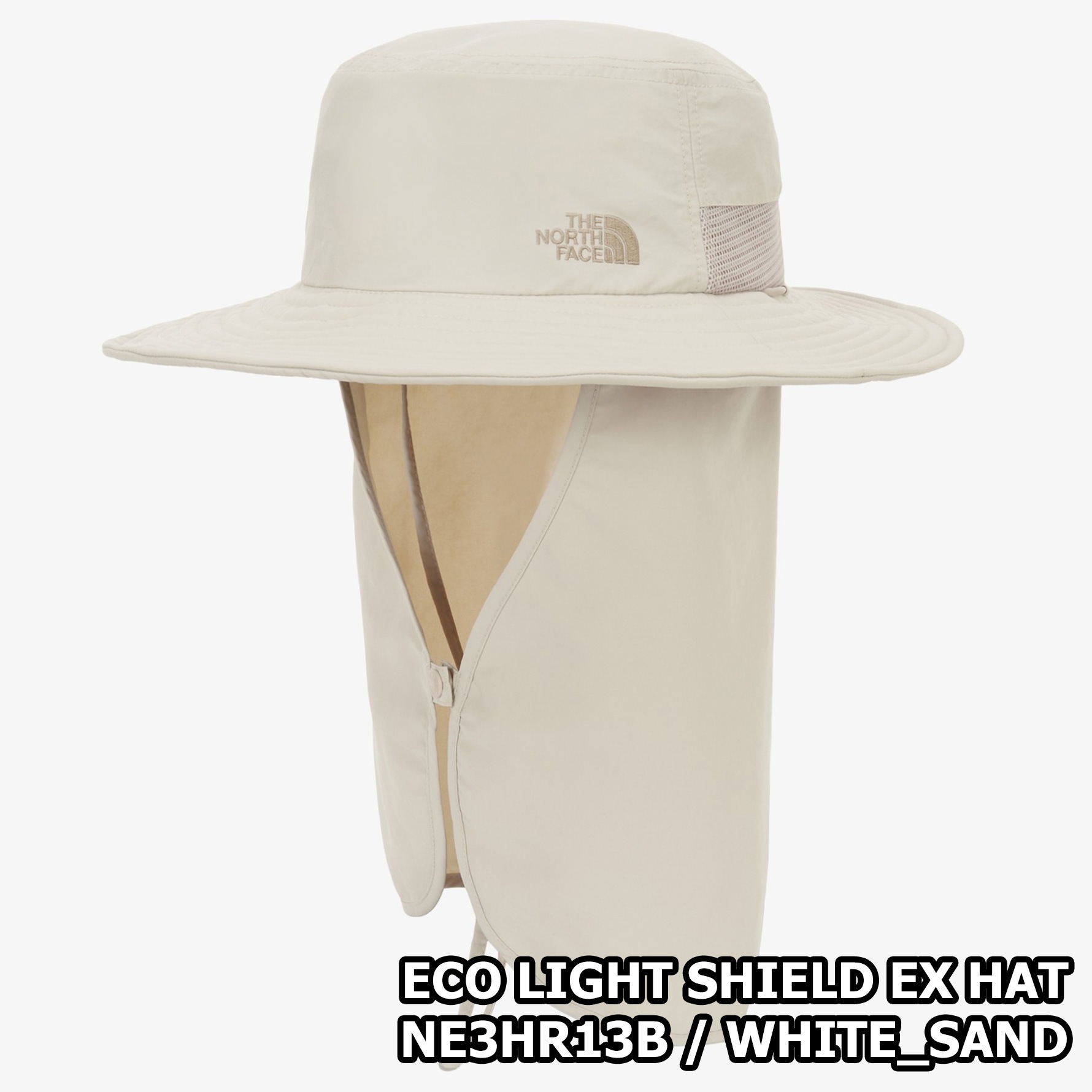 【正規品】ECO LIGHT SHIELD EX HAT 取り外し日除け付 夏用帽子 アウトドアハット 韓国ファッション ホワイトレーベル NE3HR13 【正規品】ECO LIGHT SHIELD EX HAT 取り外し日除け付 夏用帽子 アウトドアハット 韓国ファッション ホワイトレーベル NE3HR13