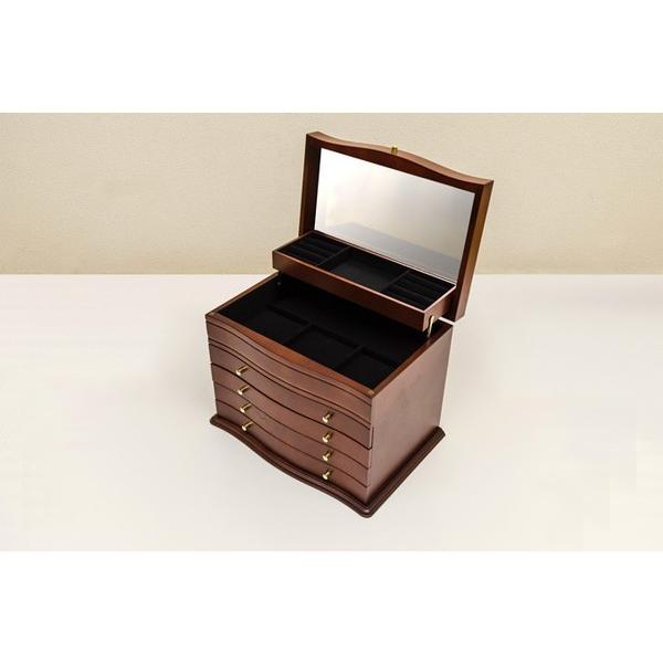 アクセサリーケース 小物入れ かわいい ジュエリー 収納ボックス 大容量 木製 アンティーク レトロ 完成品 エレガント