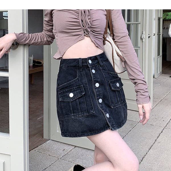 同梱不可】 Chloe クロエ デニムミニスカート 34サイズ ミニスカート