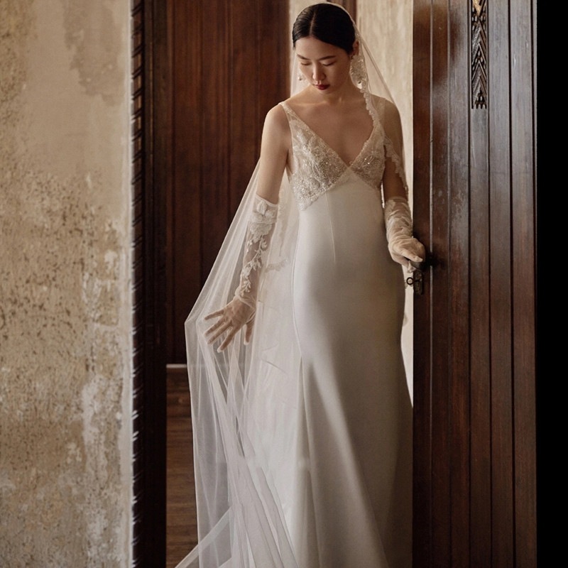 上品パーティードレス2024 高級感 新作ワンピース ウェディングドレス 白 花嫁ロングドレス 結婚式ワンピース 高級感 結婚式 ドレス ロングドレス 演奏会 二次会 花嫁 ドレス