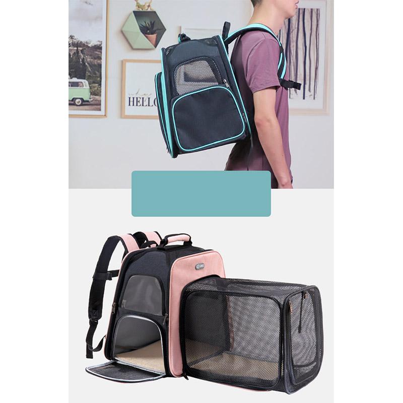 【急速出荷】[最安値挑戦]！ペットキャリー リュック キャスター付き 猫 犬 小型犬 ペット リード 折りたたみ 3way 通気性 耐荷重 15kg 旅行 車 お散歩 防災