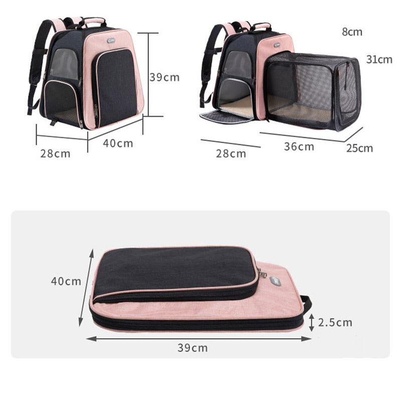 【急速出荷】[最安値挑戦]！ペットキャリー リュック キャスター付き 猫 犬 小型犬 ペット リード 折りたたみ 3way 通気性 耐荷重 15kg 旅行 車 お散歩 防災