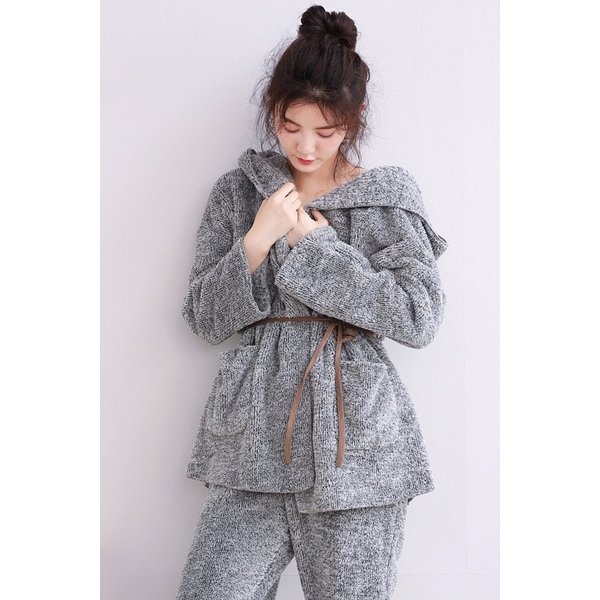 としがござ パジャマ ルームウェア 下着 レッグウェア レディース 冬 よろしくお