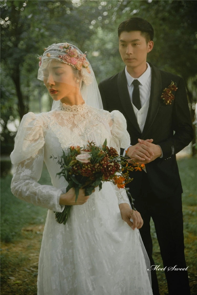 ウェディングドレス ロングドレス スレンダードレス 長袖 レース レトロ調 ビンテージ風 二次会 結婚式 前撮り ブライダル 花嫁 ウエディングドレス 海外挙式 オフホワイト パーティードレス フォト ウェディングドレス ロングドレス スレンダードレス 長袖 レース レトロ調 ビンテージ風 二次会 結婚式 前撮り ブライダル 花嫁 ウエディングドレス 海外挙式 オフホワイト パーティードレス フォト