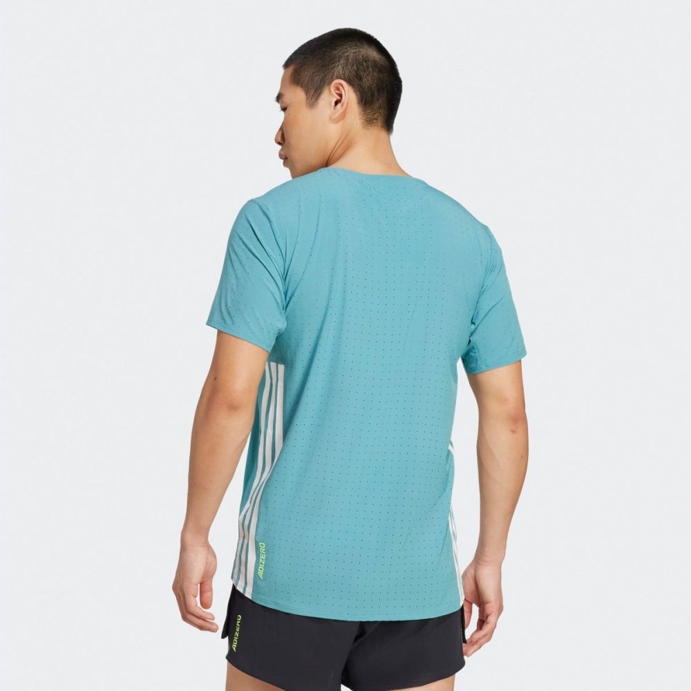 アディダス アディゼロ ランニングティ JV7170-POWTEA