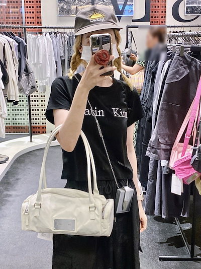 Qoo10] Matin Kim NYLON BOSTON BAG 7色 : バッグ・雑貨