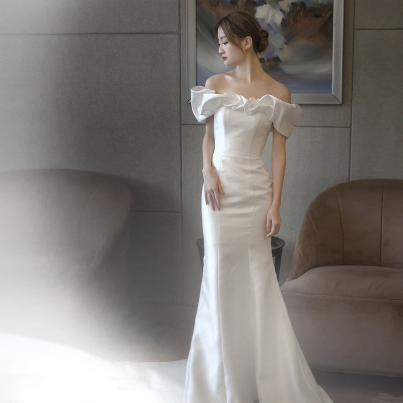 ウエディングドレス 白 ウエディングドレス 韓風 安い 結婚式 花嫁 二次会 ウエディングドレス マーメイドライン 前撮り ロングドレス 20代 30代 40代 mdprevattcaulkingandwaterproofing.com