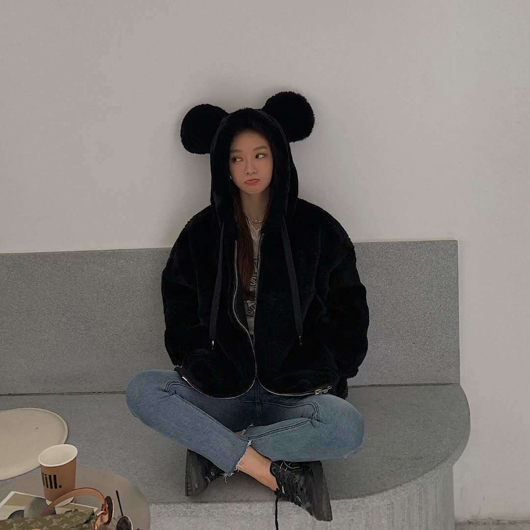 AWアウターニュースタイル 可愛い 豹柄 フード付き コート 厚手 ムートンファッション ダウンジャケット 裏起毛ファッション AWアウターニュースタイル 可愛い 豹柄 フード付き コート 厚手 ムートンファッション ダウンジャケット 裏起毛ファッション