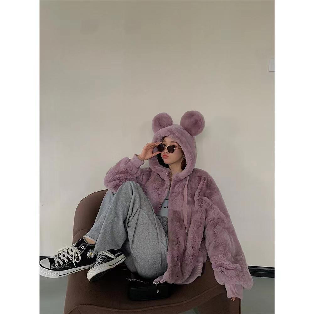 AWアウターニュースタイル 可愛い 豹柄 フード付き コート 厚手 ムートンファッション ダウンジャケット 裏起毛ファッション AWアウターニュースタイル 可愛い 豹柄 フード付き コート 厚手 ムートンファッション ダウンジャケット 裏起毛ファッション