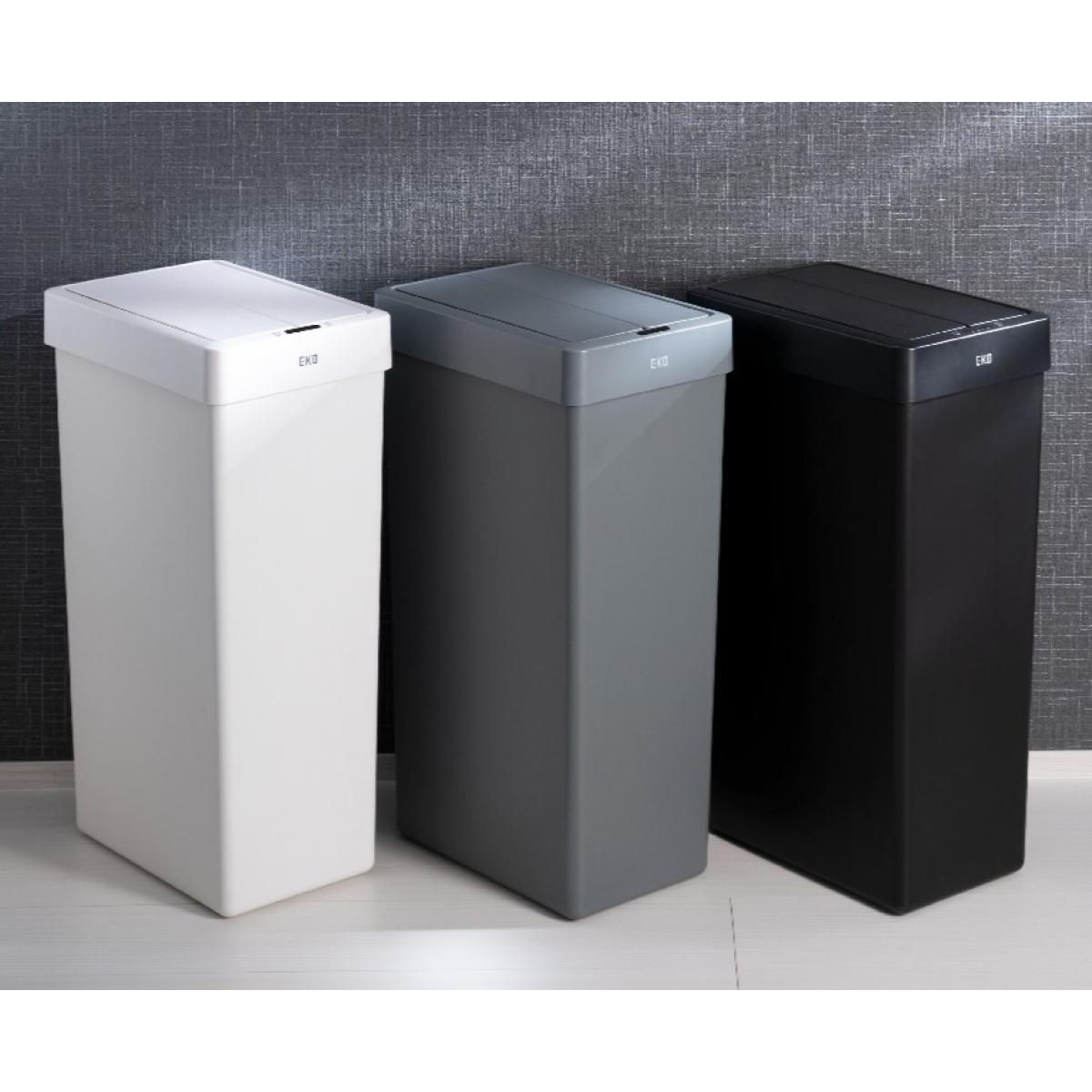 【在庫有・即納】EKO X-Wing Lite SENSOR BIN センサービン ホワイト 30L EK6277P-30L-WH プラ製 センサー式ゴミ箱 AUTO 自動
