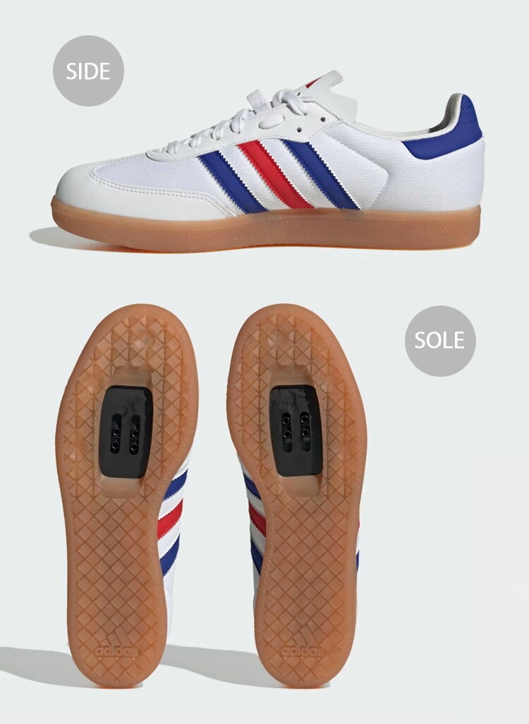 IE7022 スニーカー THE VELO SAMBA WHITE ベロ サンバ MADE WITH NATURE シューズ バイクシューズ サ