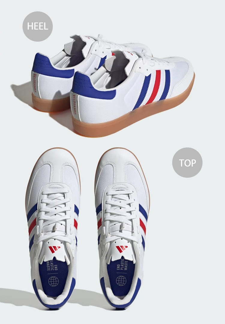 IE7022 スニーカー THE VELO SAMBA WHITE ベロ サンバ MADE WITH NATURE シューズ バイクシューズ サ