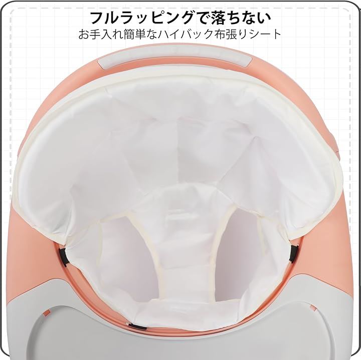 ベビーウォーカー 3in1 歩行器 赤ちゃん 4モード 折りたたみ 高さ調整可能 食事用プレート付き 横転防止 コンパクト 収納便利 手押し車 ベビー用品 6～18か月( ピンク)