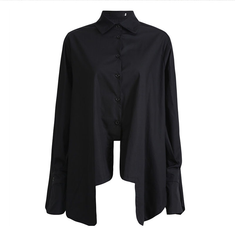 女性の不規則な薄いセクションルーズ長袖シャツ2022年春の新しいパーソナライズされたデザインレディースシャツ無地多目的トレンドラージサイズカジュアルシャツレディースファッション長袖シャツ 女性の不規則な薄いセクションルーズ長袖シャツ2022年春の新しいパーソナライズされたデザインレディースシャツ無地多目的トレンドラージサイズカジュアルシャツレディースファッション長袖シャツ