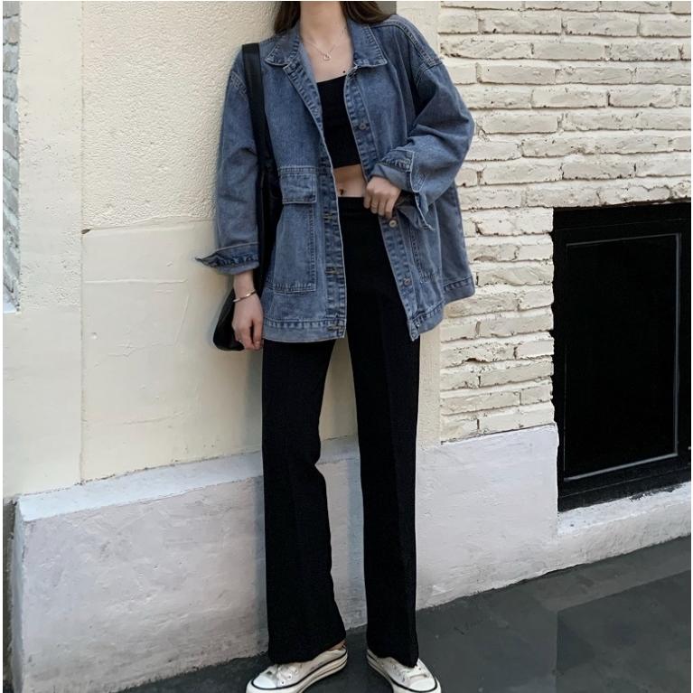 ジャケット レディース デニム アウター ミリタリー Gジャン デニムジャケット 秋 春 コート カジュアル