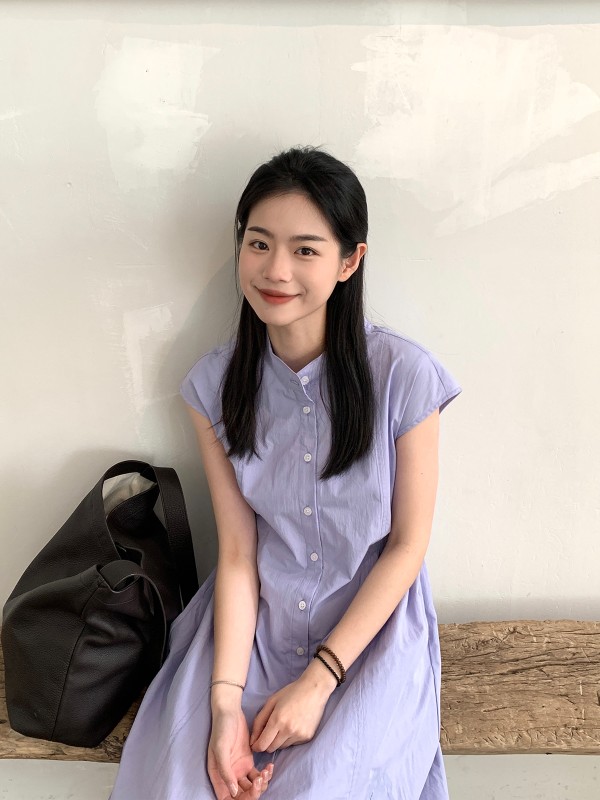 オモント エッグタルト ホーム レトロ スモール スタンドカラー シャツドレス 夏新作 ハイウエスト スリム ストレート ミディアム丈 スカート オモント エッグタルト ホーム レトロ スモール スタンドカラー シャツドレス 夏新作 ハイウエスト スリム ストレート ミディアム丈 スカート