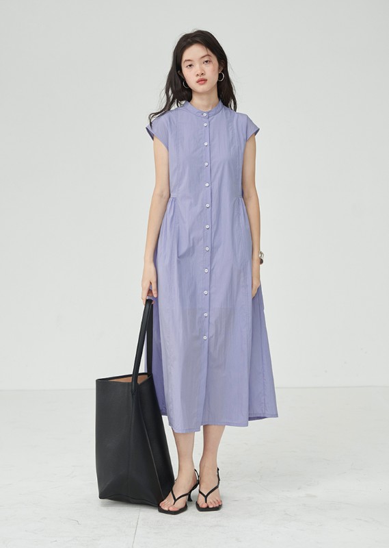 オモント エッグタルト ホーム レトロ スモール スタンドカラー シャツドレス 夏新作 ハイウエスト スリム ストレート ミディアム丈 スカート オモント エッグタルト ホーム レトロ スモール スタンドカラー シャツドレス 夏新作 ハイウエスト スリム ストレート ミディアム丈 スカート