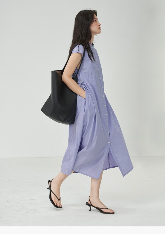 オモント エッグタルト ホーム レトロ スモール スタンドカラー シャツドレス 夏新作 ハイウエスト スリム ストレート ミディアム丈 スカート オモント エッグタルト ホーム レトロ スモール スタンドカラー シャツドレス 夏新作 ハイウエスト スリム ストレート ミディアム丈 スカート