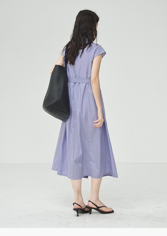 オモント エッグタルト ホーム レトロ スモール スタンドカラー シャツドレス 夏新作 ハイウエスト スリム ストレート ミディアム丈 スカート オモント エッグタルト ホーム レトロ スモール スタンドカラー シャツドレス 夏新作 ハイウエスト スリム ストレート ミディアム丈 スカート