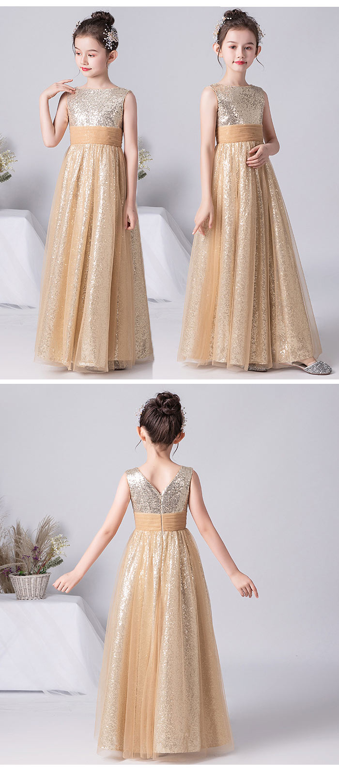 子供ドレス 発表会ドレス こどもドレス キッズドレス 高級豪華ドレス ジュニアドレス 女の子 ロングドレス フォーマル 結婚式 子供服 子供ドレス 160 150 140 130 子どもドレス 発表会