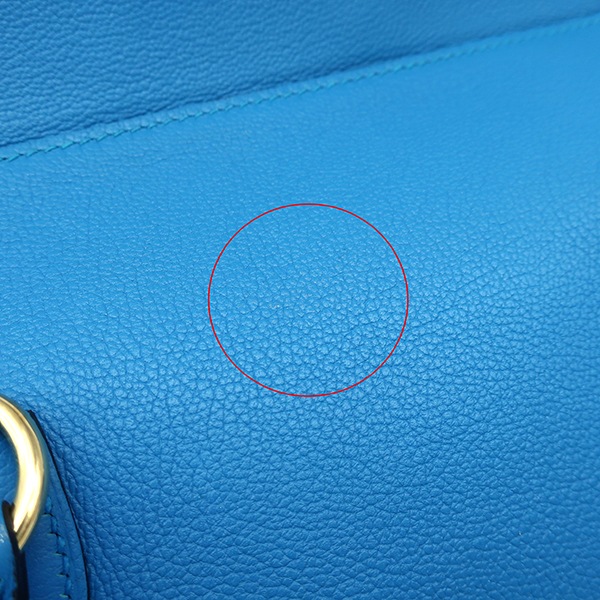 エルメス HERMES 2WAYバッグ ツールボックス 26 レザー ブルーザンジバル シャンパンゴールド金具 青 ショルダー 鍵1本欠品 C刻印【中古】 エルメス HERMES 2WAYバッグ ツールボックス 26 レザー ブルーザンジバル シャンパンゴールド金具 青 ショルダー 鍵1本欠品 C刻印【中古】