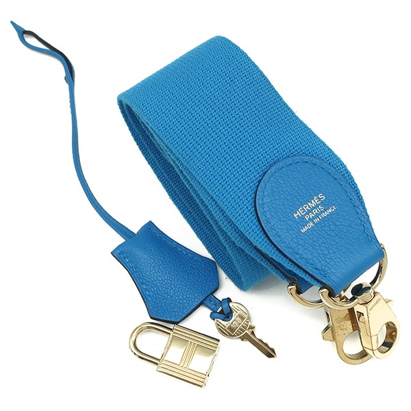 エルメス HERMES 2WAYバッグ ツールボックス 26 レザー ブルーザンジバル シャンパンゴールド金具 青 ショルダー 鍵1本欠品 C刻印【中古】 エルメス HERMES 2WAYバッグ ツールボックス 26 レザー ブルーザンジバル シャンパンゴールド金具 青 ショルダー 鍵1本欠品 C刻印【中古】
